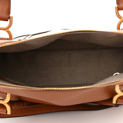 Chloe Calfskin Medium Marcie Satchel Tan 5 of 12