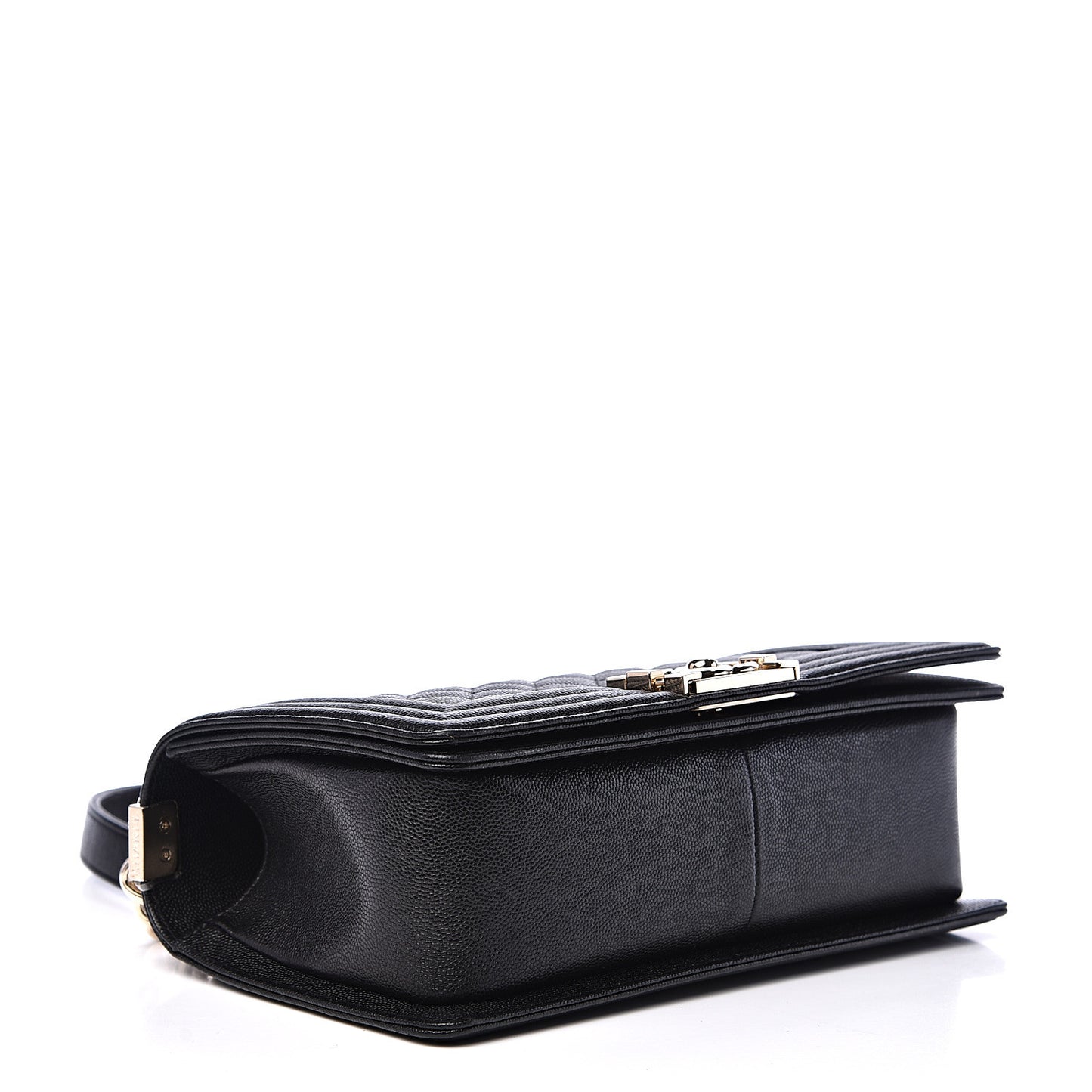 Caviar Quilted Medium Boy Flap Black