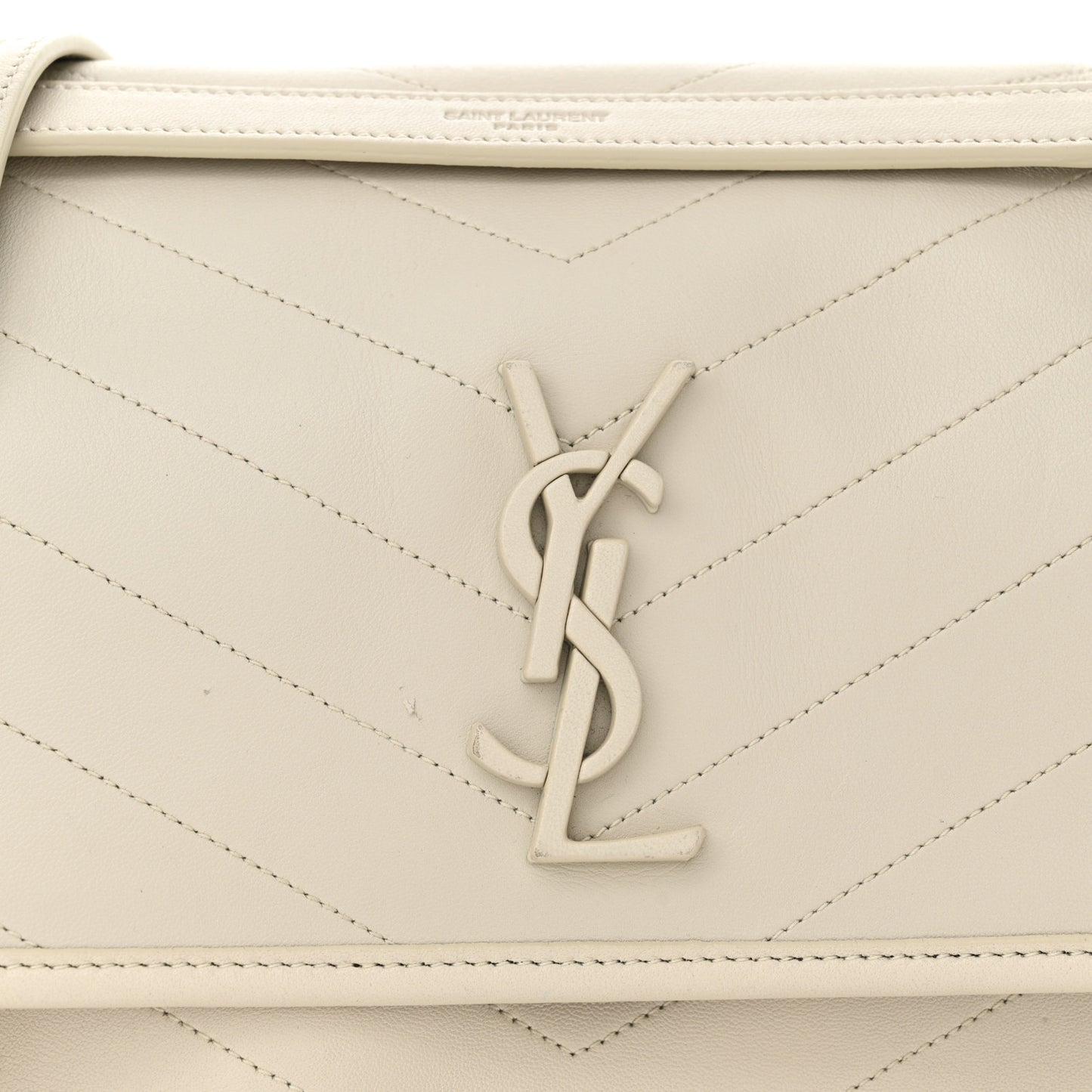 Lambskin Matelasse Monogram Medium Niki Chain Satchel Crema Soft