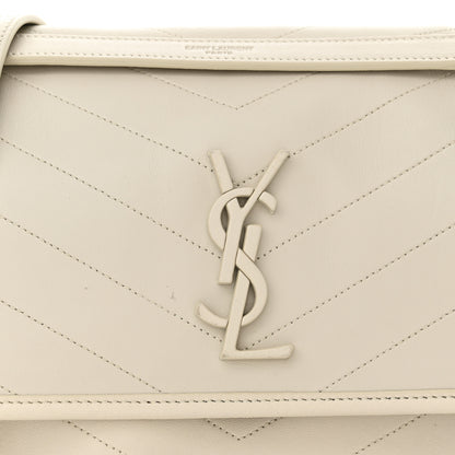 Saint Laurent Lambskin Matelasse Monogram Medium Niki Chain Satchel Crema Soft 8 of 13