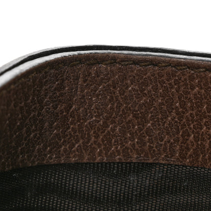 Gucci GG Supreme Monogram Textured Dollar Calfskin Ophidia Card Holder Beige Ebony New Acero 8 of 11