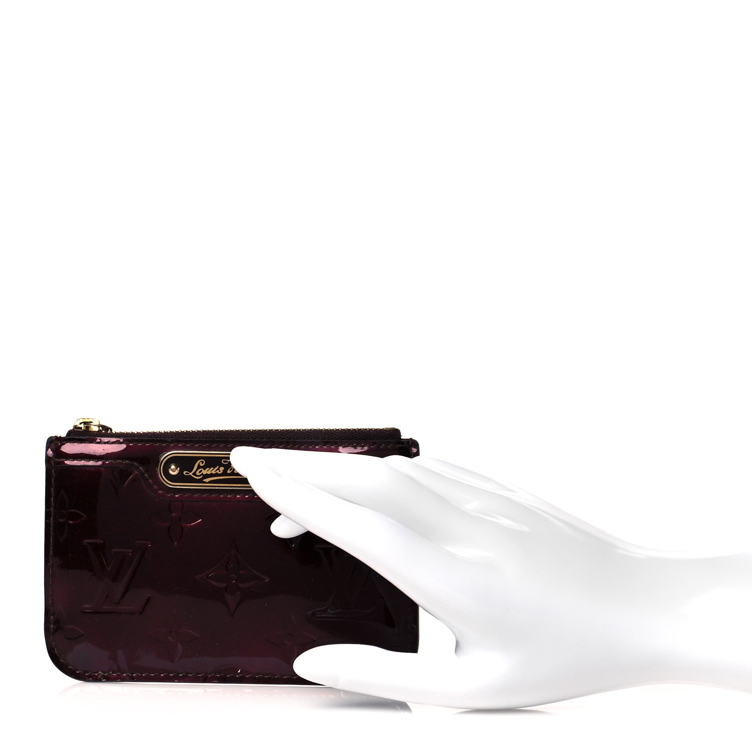 Louis Vuitton Vernis Key Pouch Amarante 2 of 9
