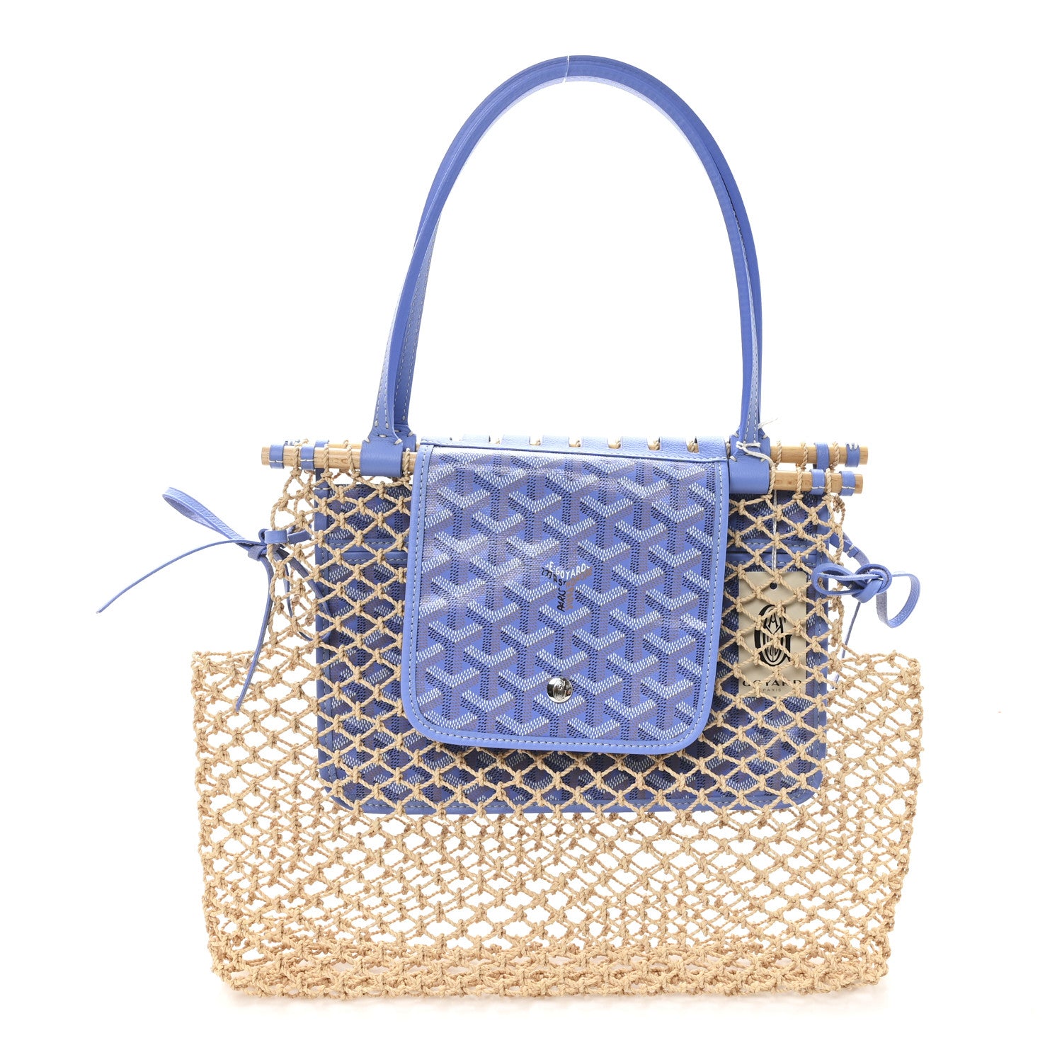 Goyard Goyardine Net Aligre Tote Light Blue 1 of 9