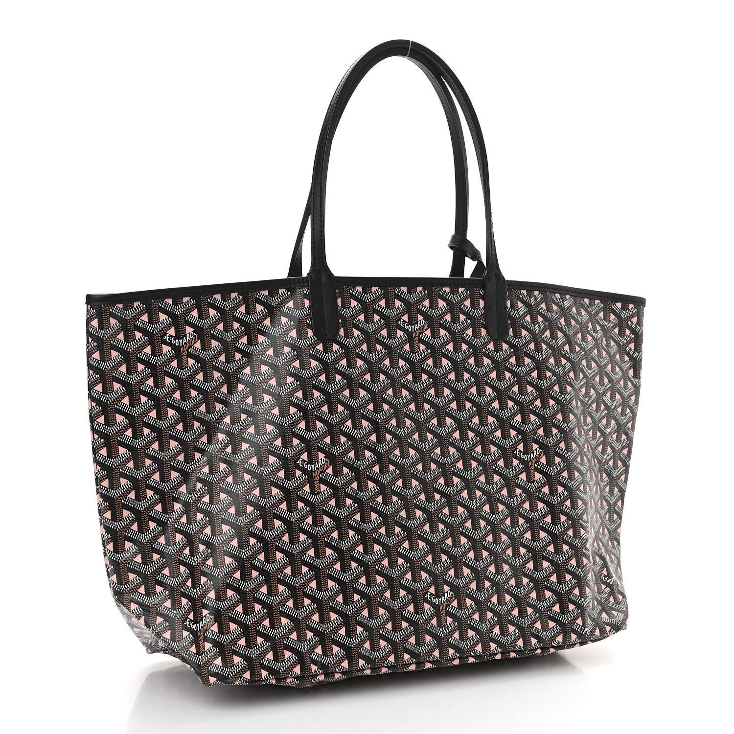 Goyard Goyardine Saint Louis Claire Voie PM Black Pink 4 of 9