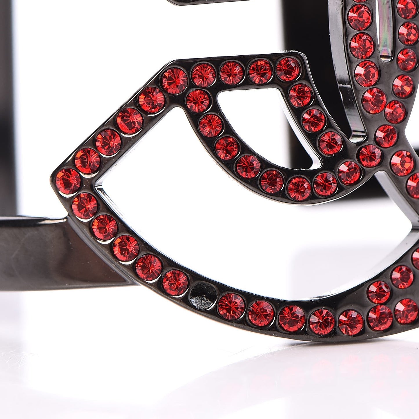 Crystal CC Cuff Red Black