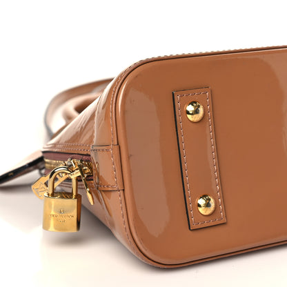 Louis Vuitton Vernis Alma BB Rose Velours 7 of 8