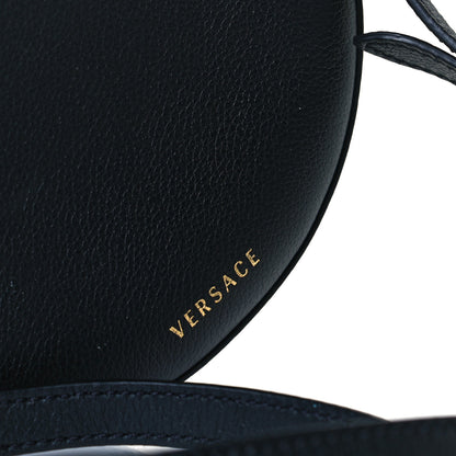 Versace Calfskin La Medusa Round Camera Bag Black 6 of 8