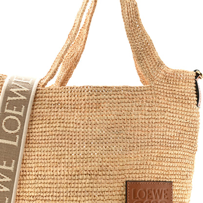 Loewe Raffia Mini Slit Tote Bag Natural Tan 8 of 12