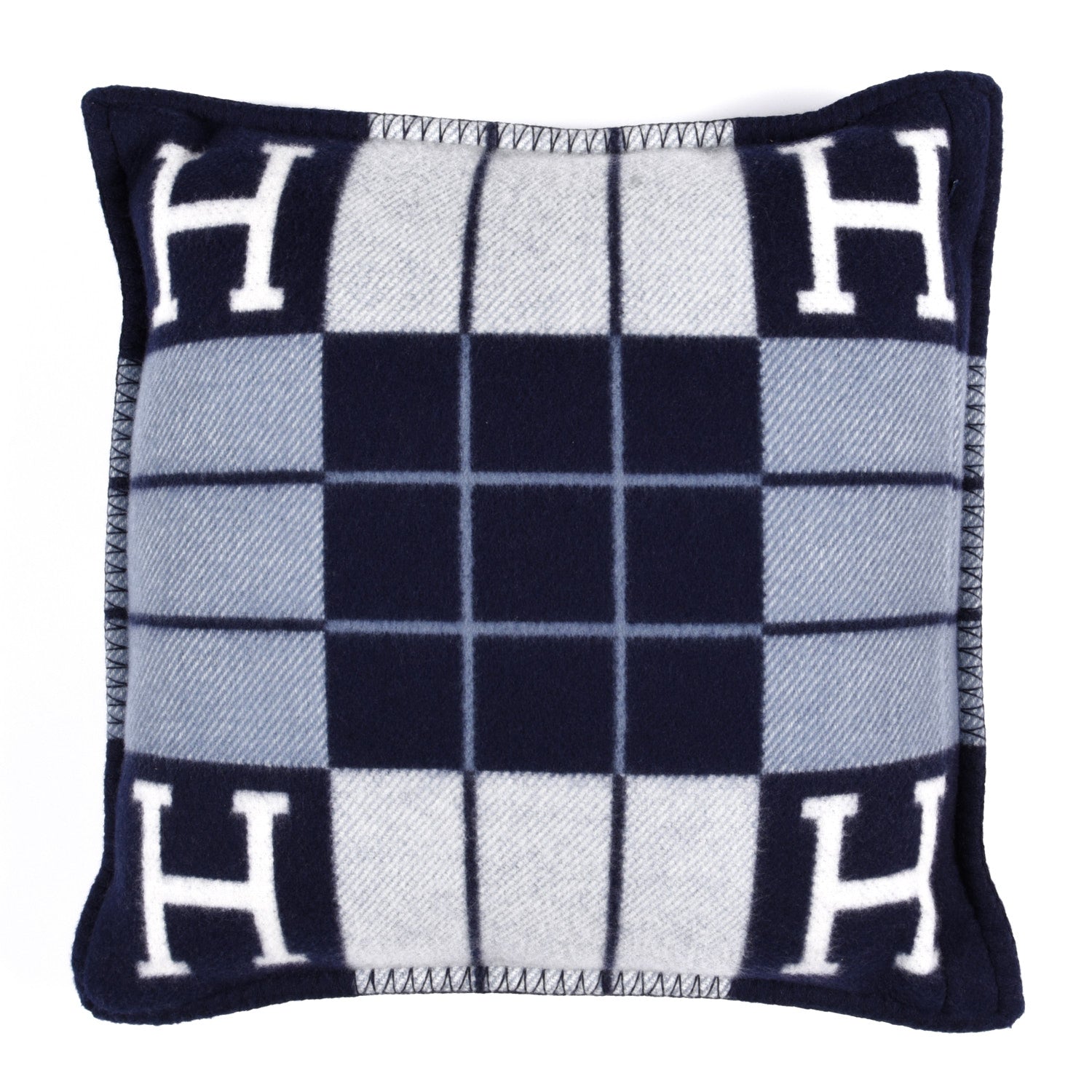 Hermes Wool Cashmere Avalon III Pillow PM Ecru Caban 2 of 4