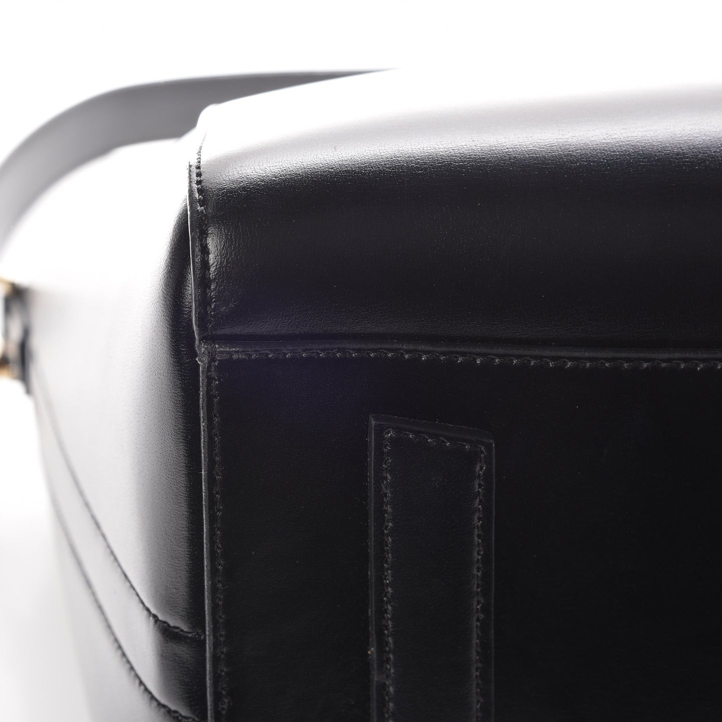 Shiny Lord Calfskin Medium Antigona Black