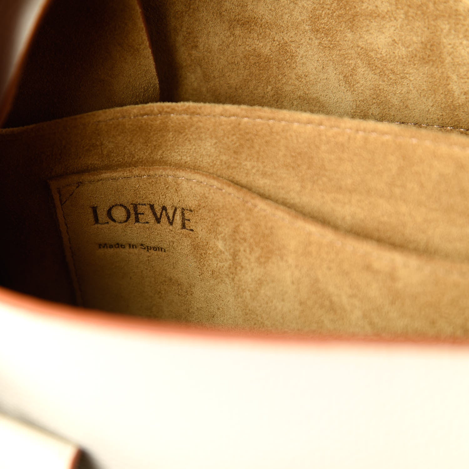 Loewe Grained Calfskin Small Gate Crossbody Bag Light Ghost 8 of 9