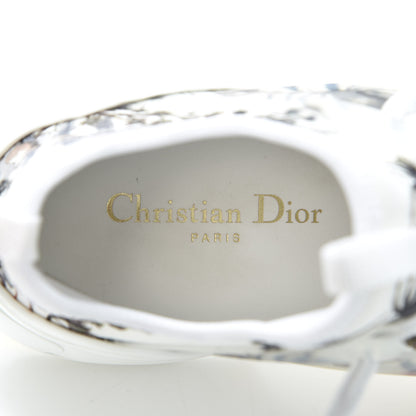 Christian Dior Neoprene Rubber Champetre Print Womens D-Connect Sneakers 40.5 White Multicolor 8 of 12