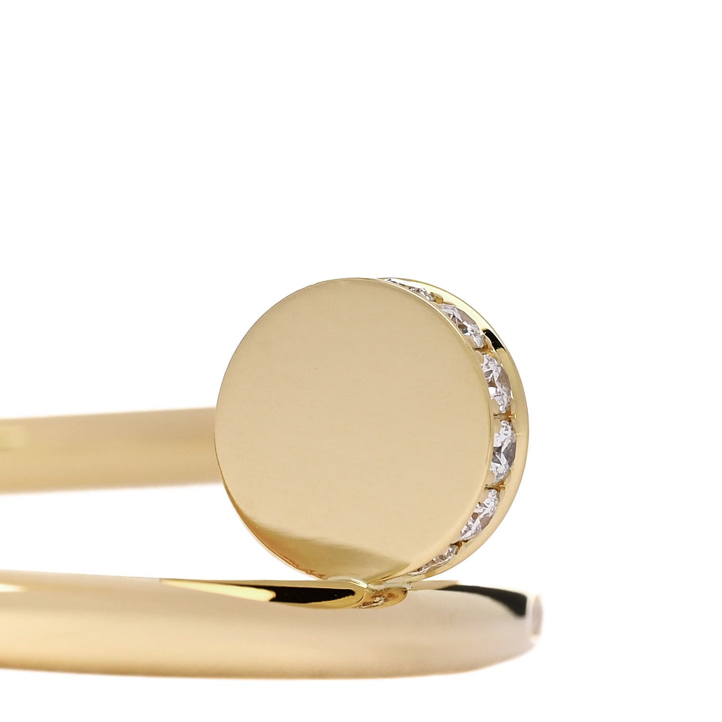 18K Yellow Gold Diamond Juste Un Clou Bracelet 15