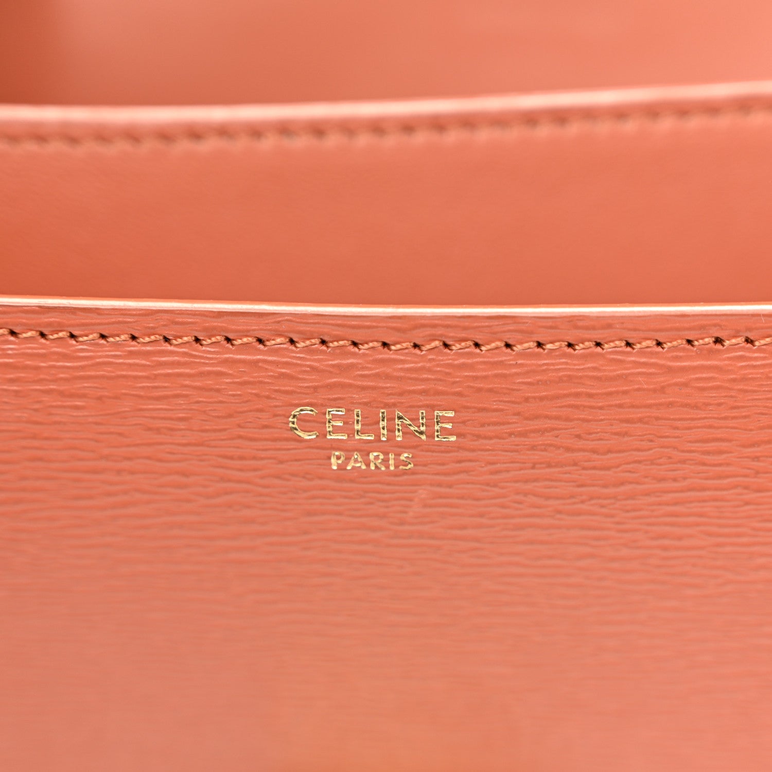 Celine Liege Calfskin Medium Classic Box Flap Bag Terracotta 6 of 10