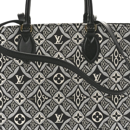 Louis Vuitton Jacquard Since 1854 Onthego GM Grey 7 of 10