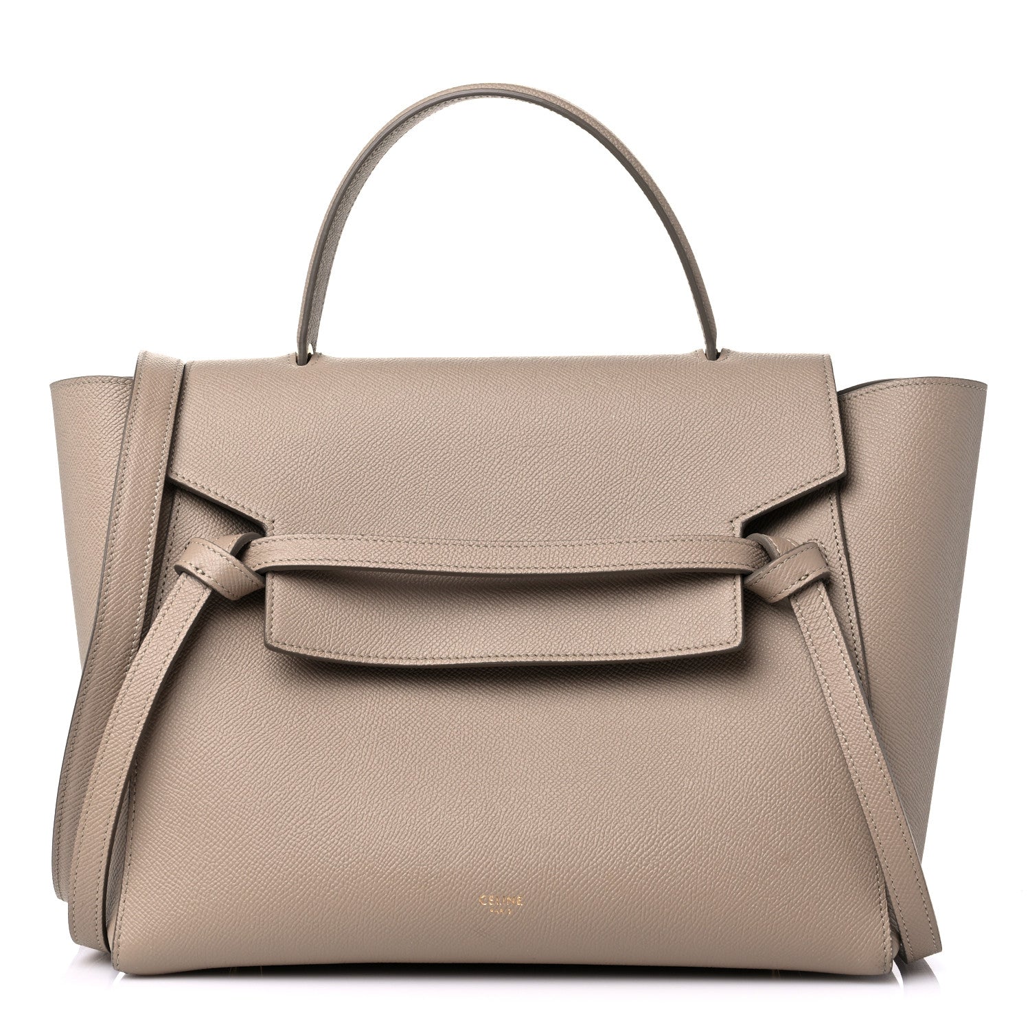 Celine Grained Calfskin Mini Belt Bag Light Taupe 1 of 15