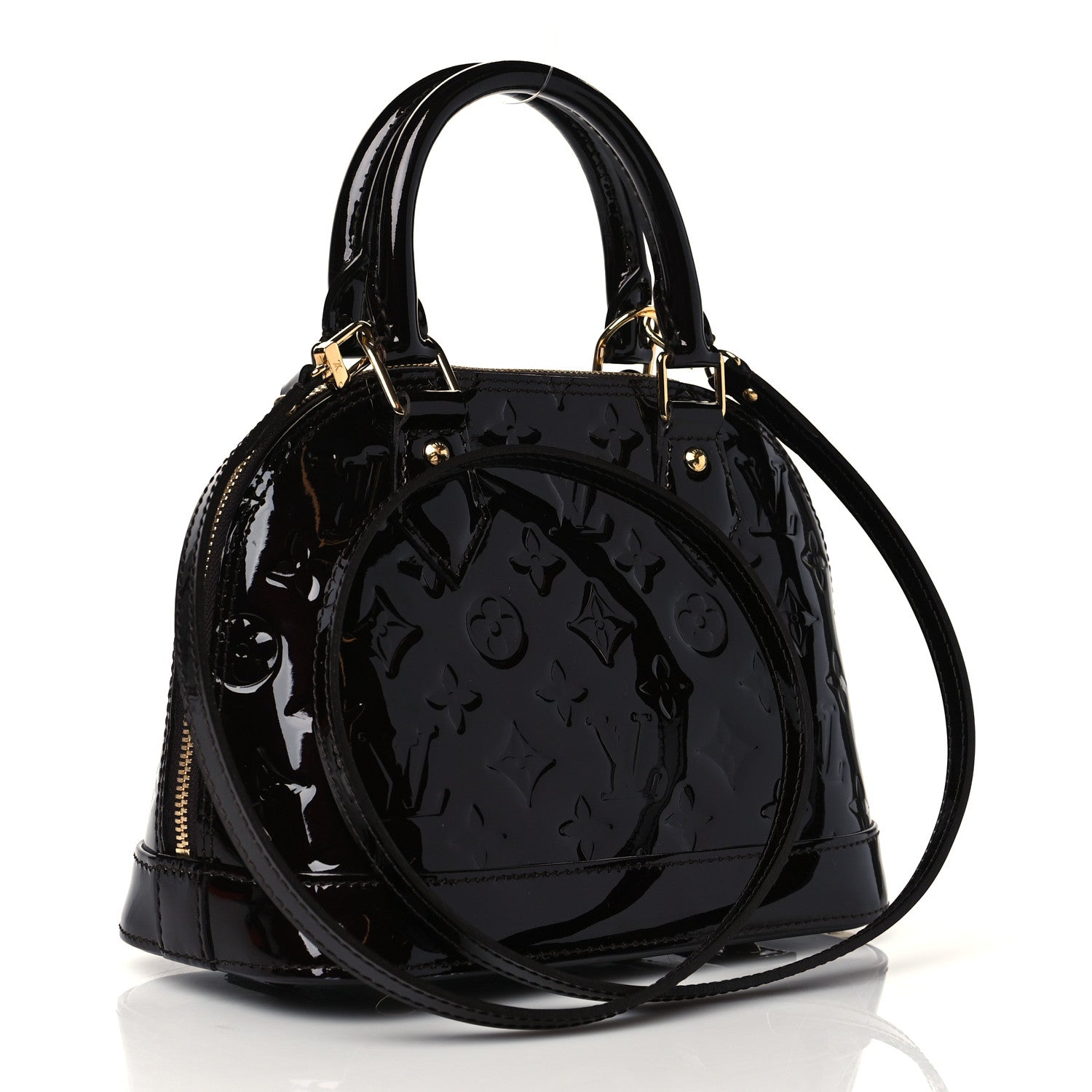 Louis Vuitton Vernis Alma BB Amarante 3 of 10