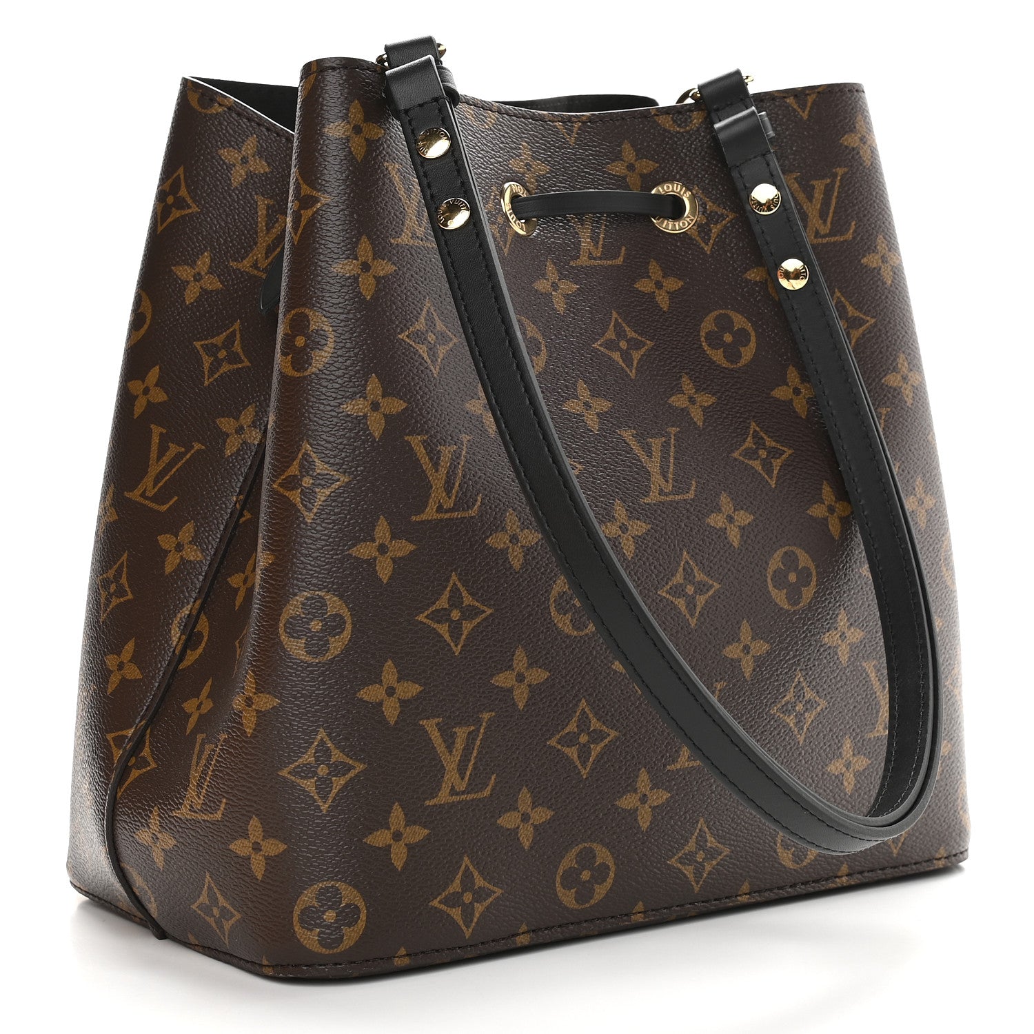 Louis Vuitton Monogram Neonoe MM Black 3 of 8