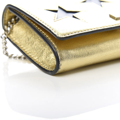 Stella McCartney Metallic Alter Nappa Star Flap Shoulder Bag Gold 8 of 12