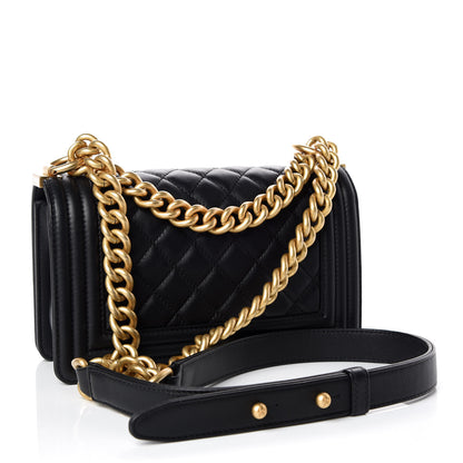 Chanel Calfskin Quilted Small Boy Flap Black 4 of 10