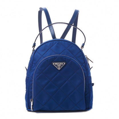 Prada Nylon Tessuto Impuntu Quilted Backpack Bluette 1 of 8