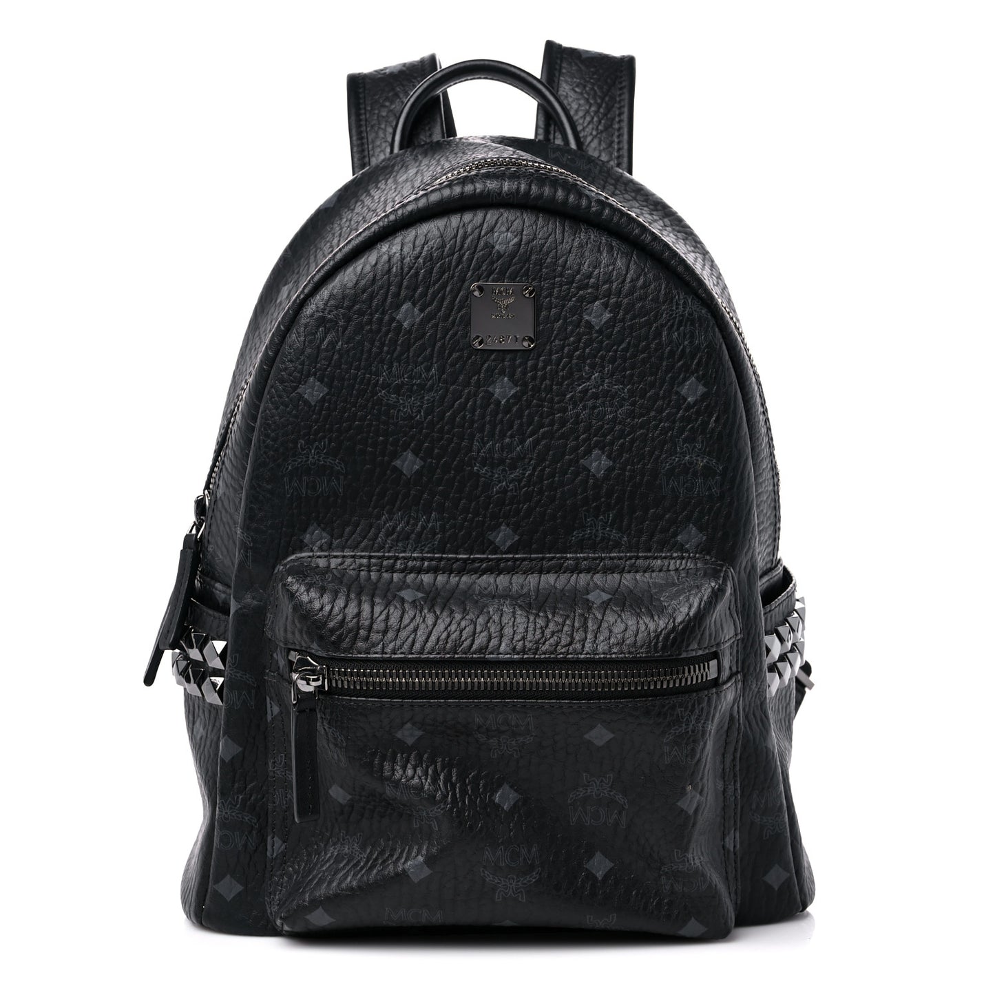 Visetos Small Side Stud Stark Backpack Black