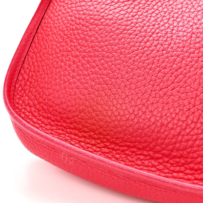 Hermes Taurillon Clemence Evelyne TPM Rose Extreme 2 of 15