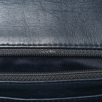Chanel Lambskin Quilted Jumbo Single Flap Bijoux Chain Dark Grey 6 of 10