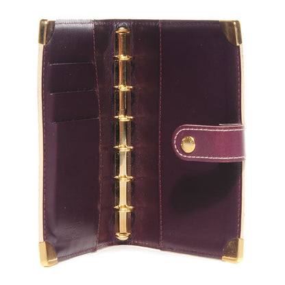 Louis Vuitton Suhali Small Ring Agenda Cover Prune 5 of 7