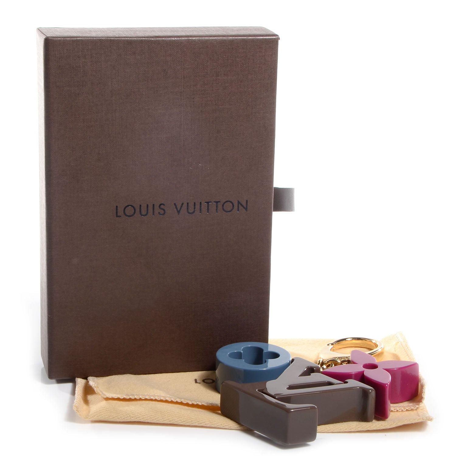 Louis Vuitton Resin Playtime Bag Charm Marron 5 of 5