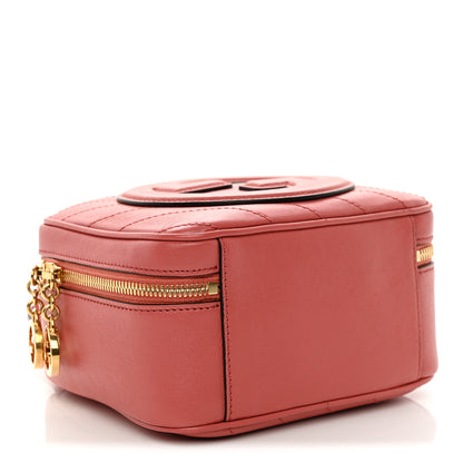 Gucci Sakai Be Green Calfskin Diagonal Stitched Blondie Top Handle Bag Pink 4 of 11