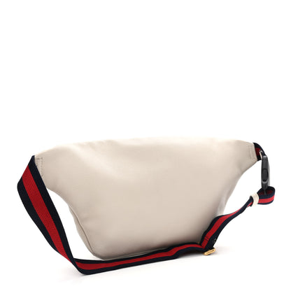 Gucci Grained Calfskin Logo Belt Bag White 3 of 11