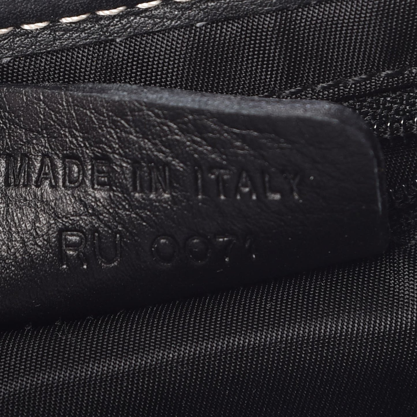Calfskin Saddle Bag Black