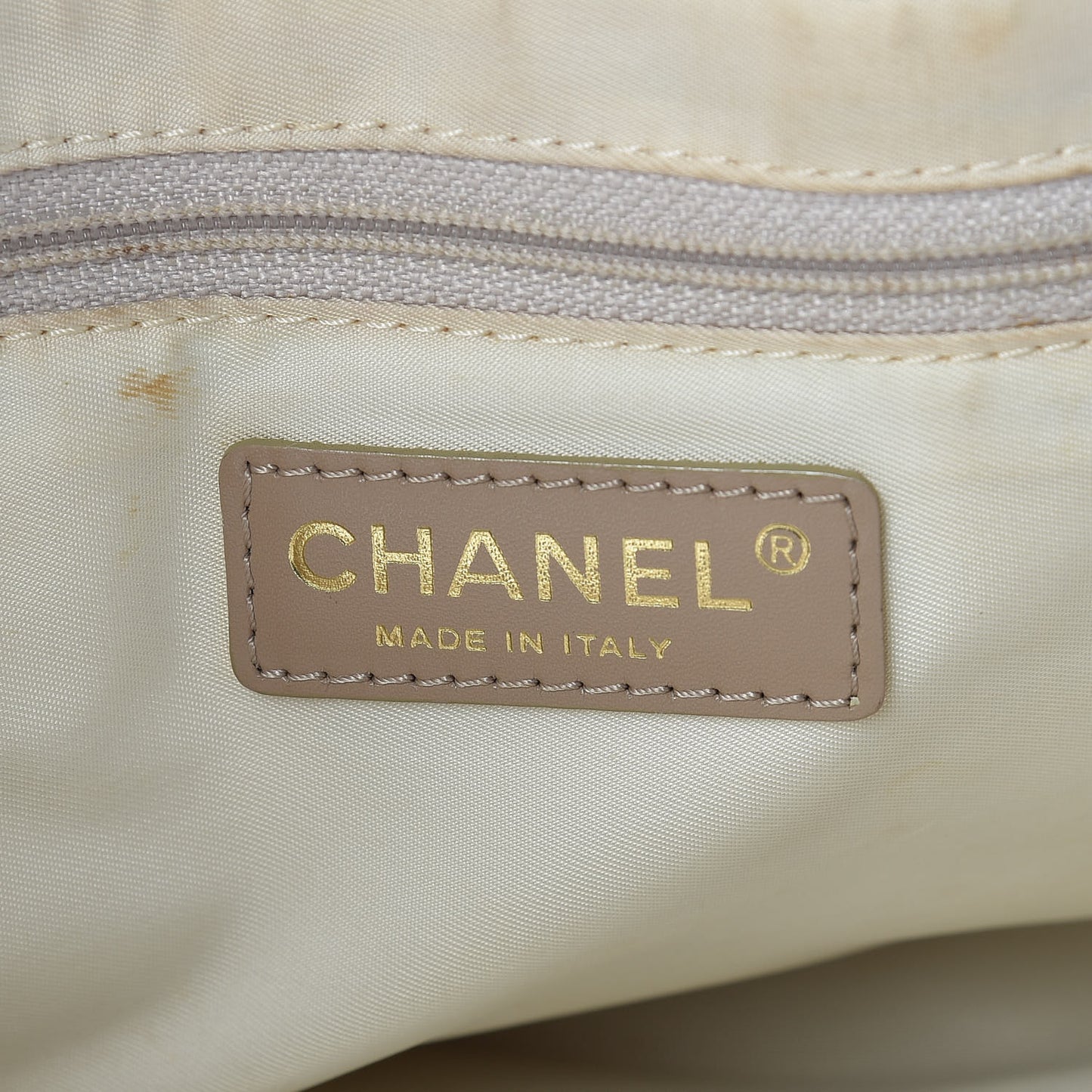 Nylon Medium Travel Tote Beige