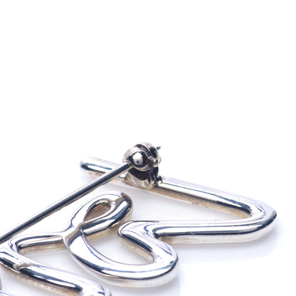 Tiffany Sterling Silver Paloma's Graffiti Love Brooch 5 of 6
