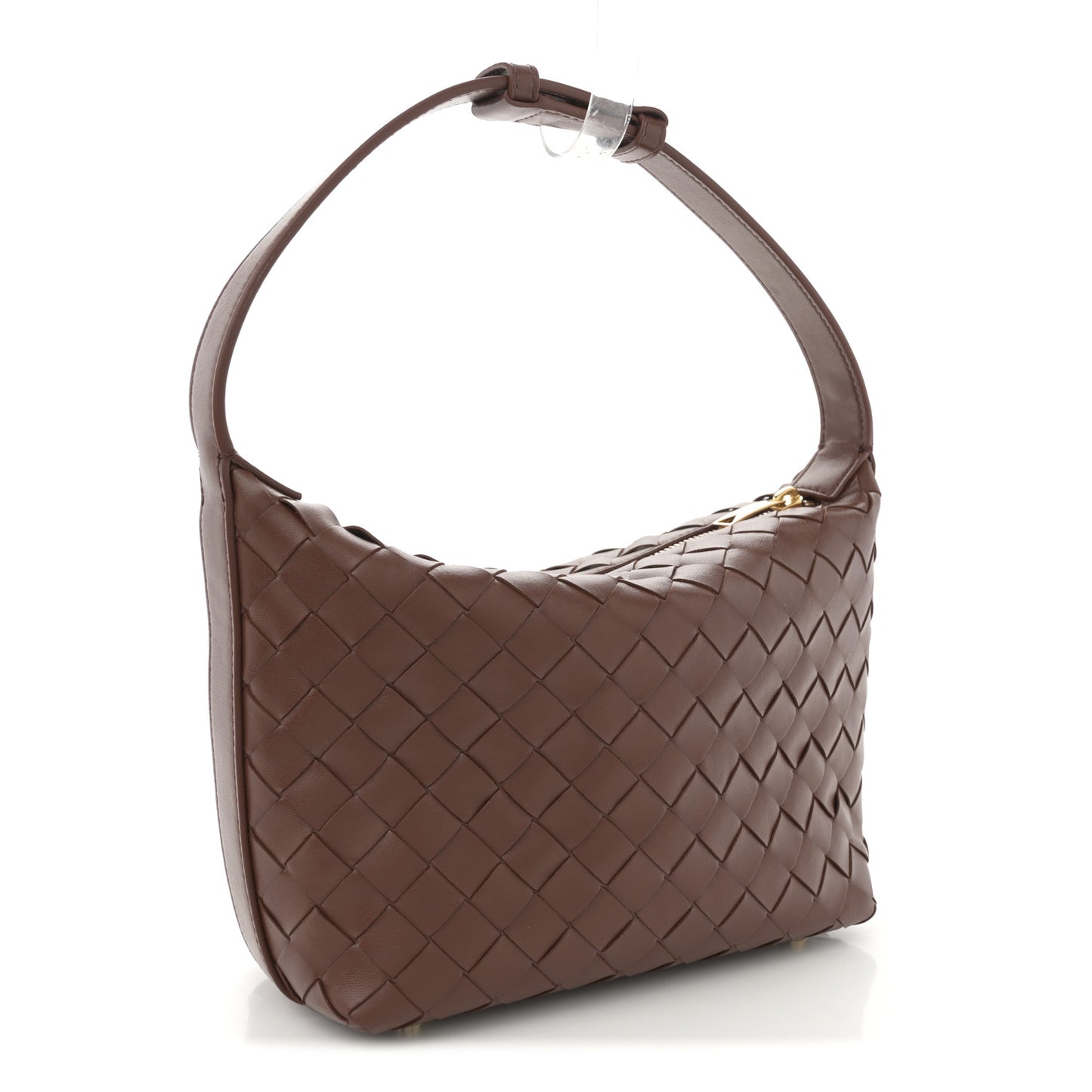 Calfskin Nappa Intrecciato Mini Wallace Sapele