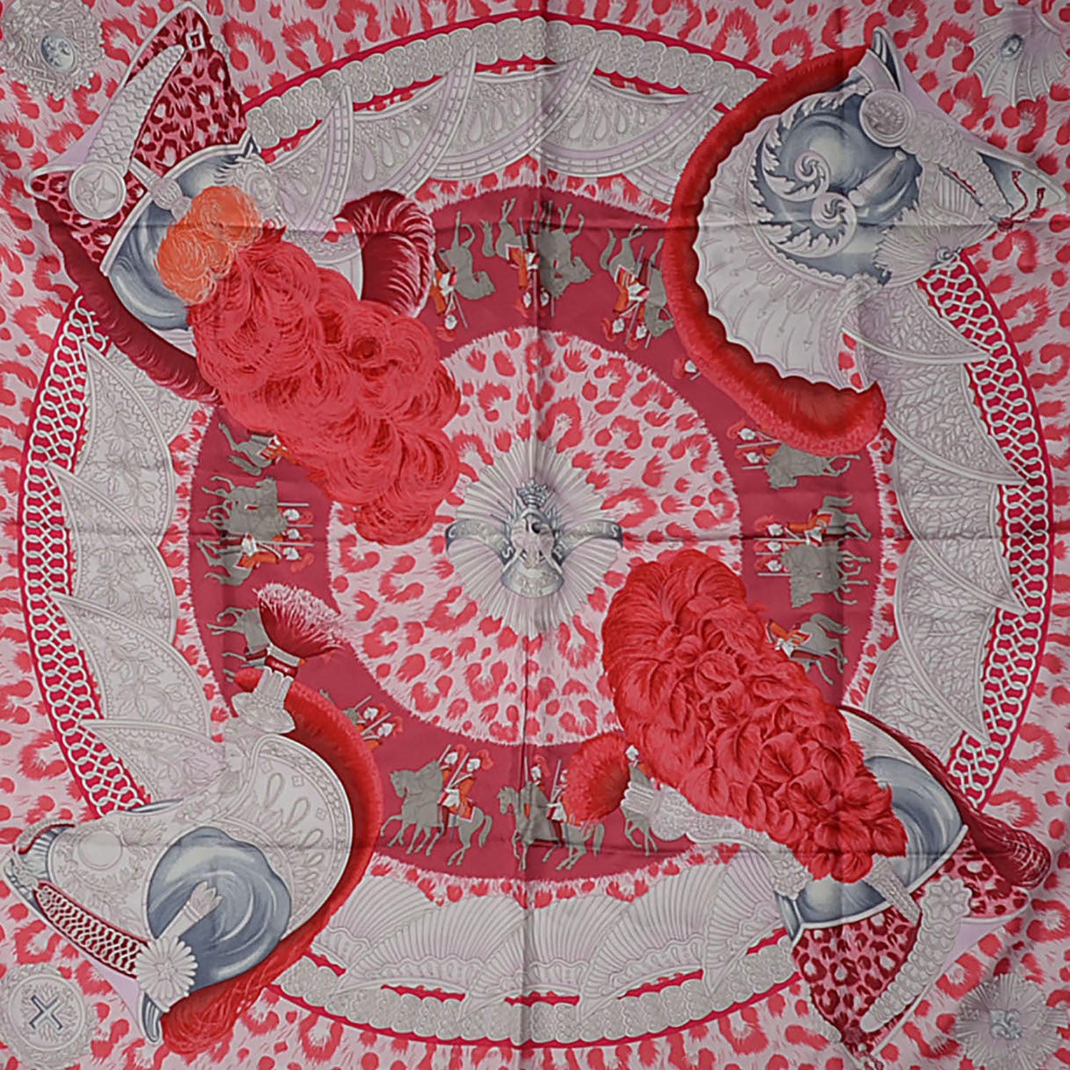 Hermes Silk Casques et Plumets Scarf 90 7 of 12