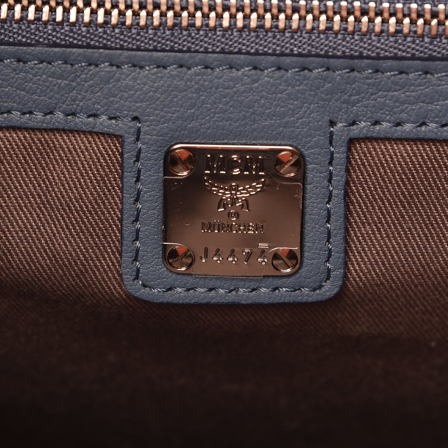 Calfskin Ottomar Monogram Large Klara Hobo Luft Blue