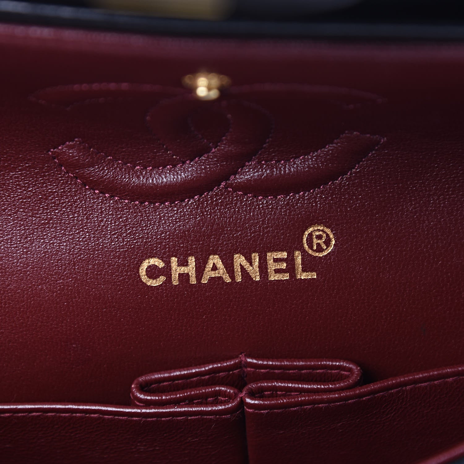 Chanel Lambskin Quilted Small Double Flap Black 8 of 13