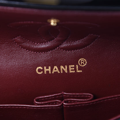 Chanel Lambskin Quilted Small Double Flap Black 8 of 13