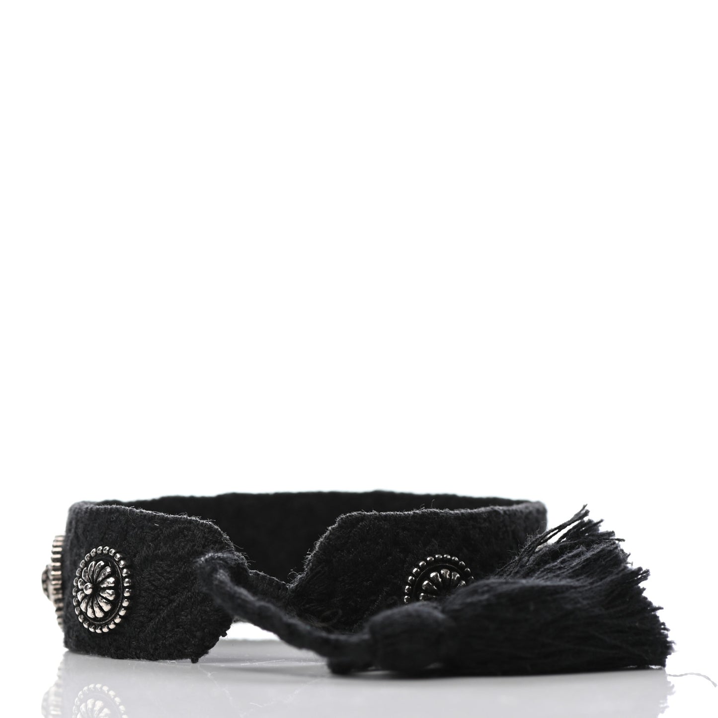 Woven Cotton J'Adior Friendship Bracelet Set Black