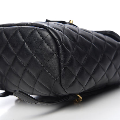 Chanel Calfskin Quilted Mini Urban Spirit Backpack Black 8 of 10