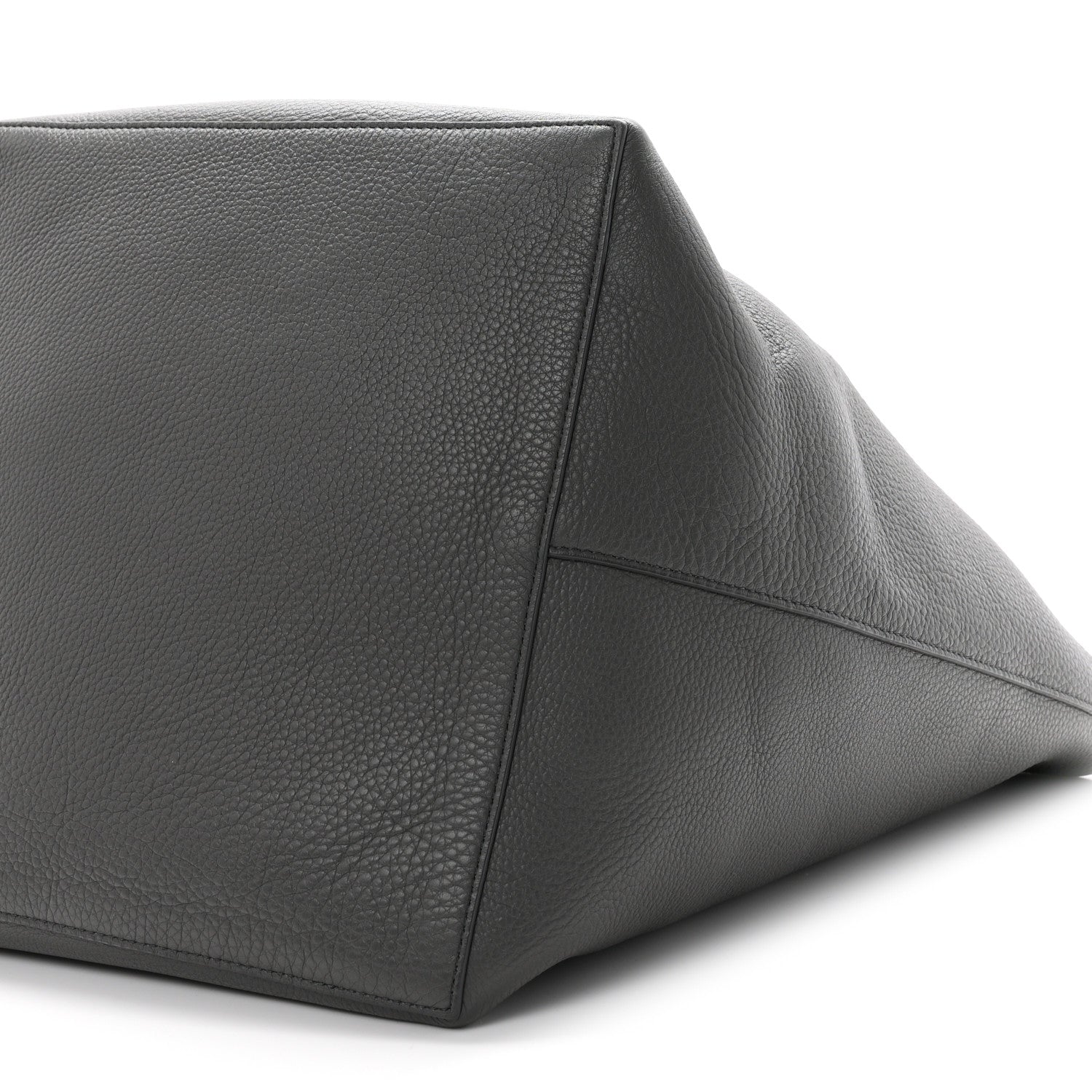 The Row Grained Calfskin Park Tote Three Charcoal 11 of 11