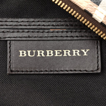 Burberry Haymarket Check Small Chester Bowling Bag Chocolate 6 of 10