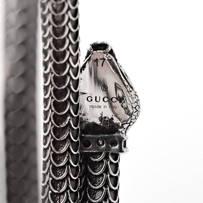 Gucci Sterling Silver Garden Snake Bracelet 4 of 5