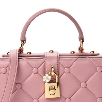 Dolce & Gabbana Lambskin Quilted Box Bag Pink 9 of 9