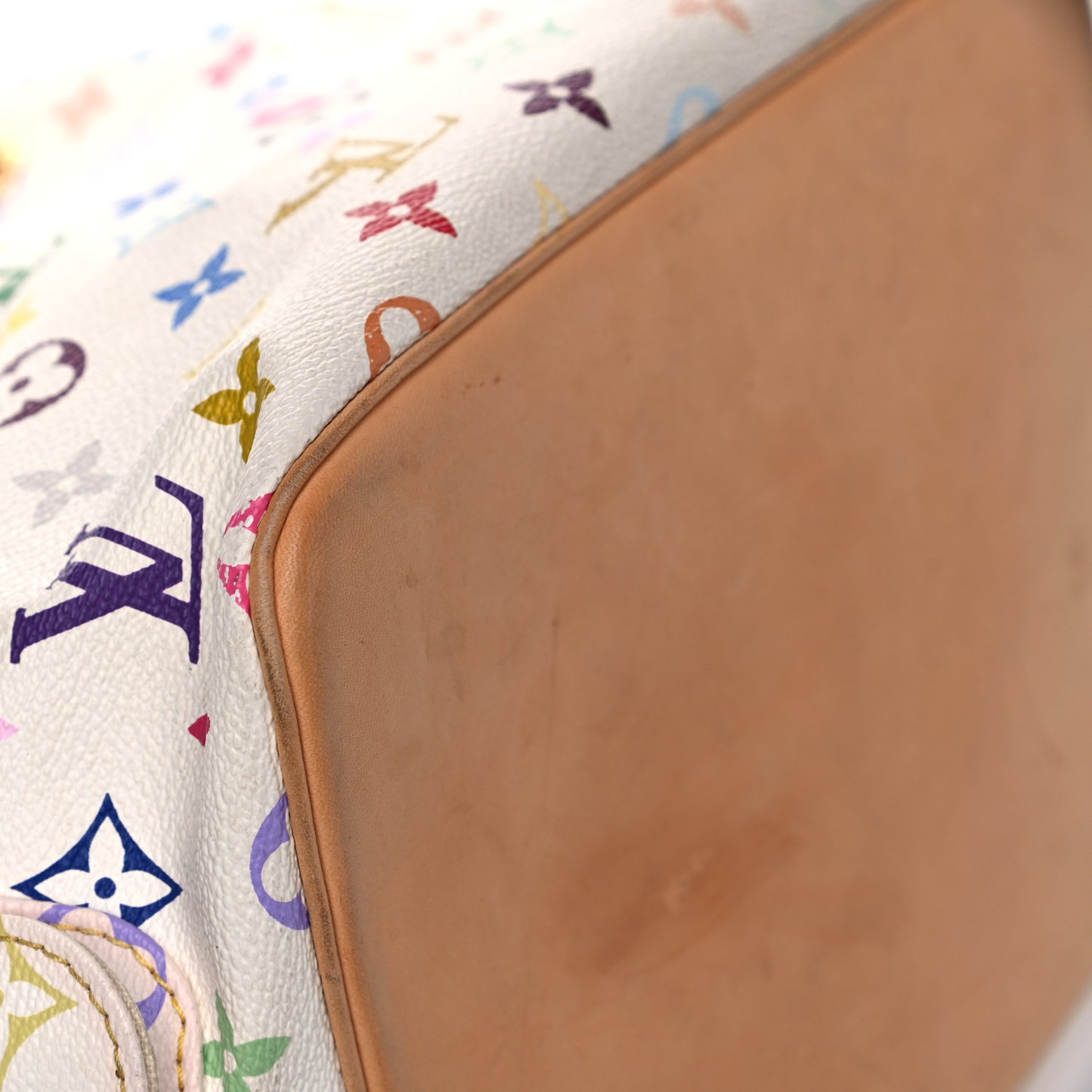 Monogram Multicolor Petit Noe White