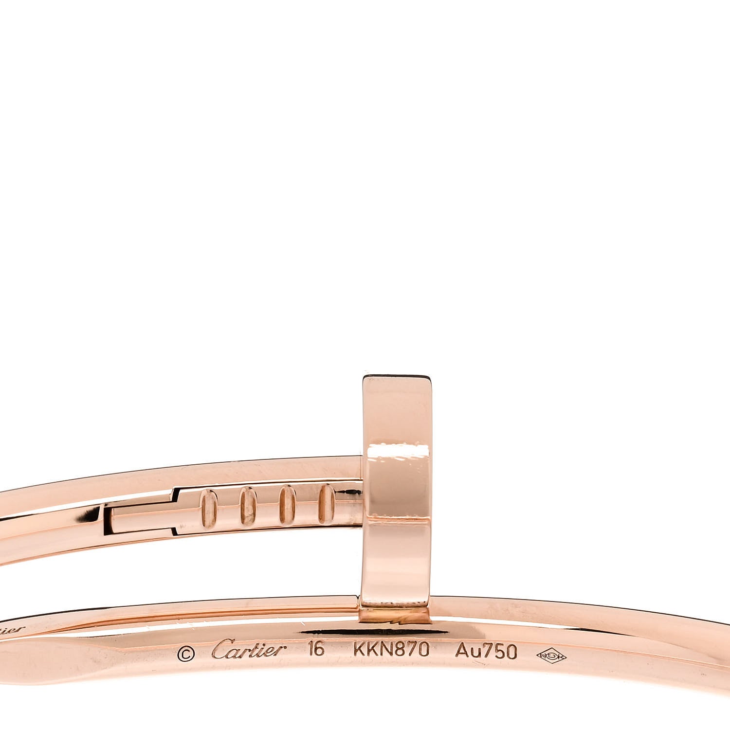 Cartier 18K Pink Gold Juste Un Clou Bracelet 16 3 of 4