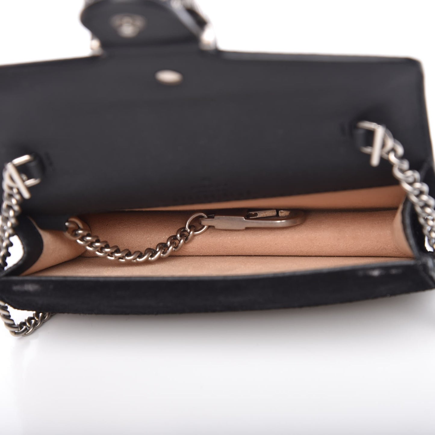 GG Supreme Monogram Super Mini Dionysus Shoulder Bag Black