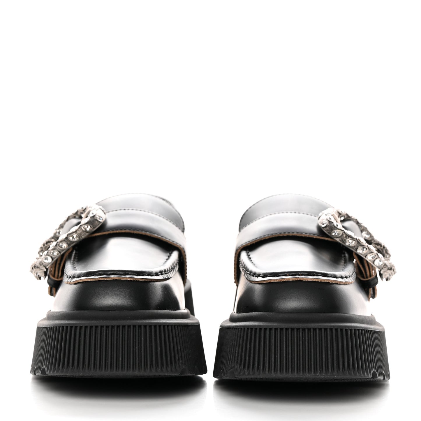 Cordovan Lux Dionysus Hunder Loafers 36 Black